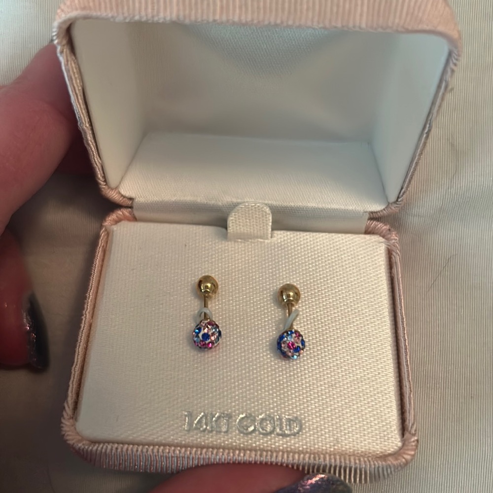 NEW Lord and Taylor 14K Gold Earrings